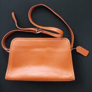 Sports Coach New York bag or purse in solid orange w/ adjustable strap